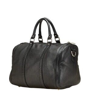 Gucci Leather Black Bag Boston